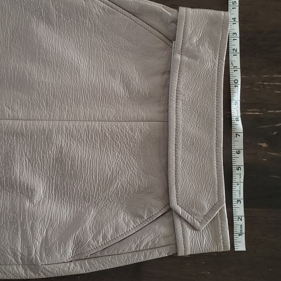 Dorothee Schumacher faux leather like skirt nude light pink size 2 - Picture 8 of 11
